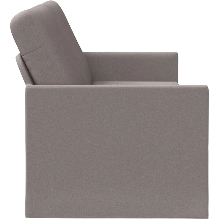 vidaXL 3-Sitzer Sofa Taupe 190 x 81 x 82 cm Stoff 42041112 – Bild 3