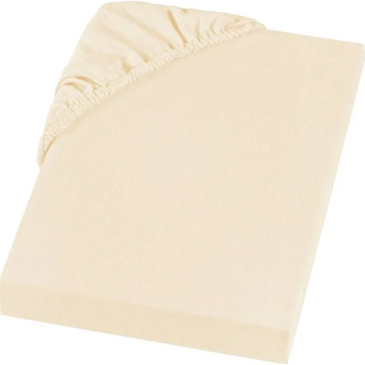 Setex REFIBRA Feinbiber Spannbettlaken creme 140 x 200 cm – Bild 4