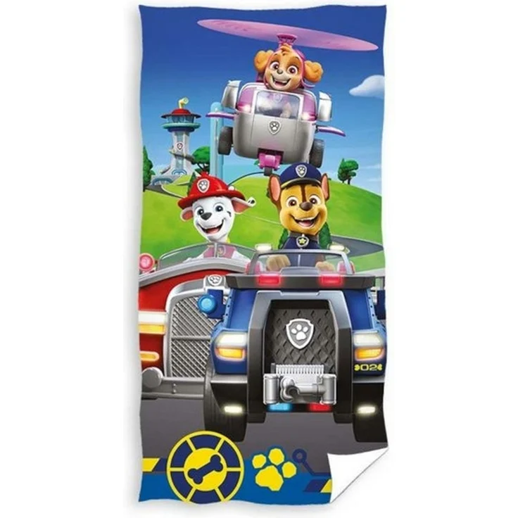 PAW PATROL Badetuch Paw Patrol Badetuch Handtuch Strandtuch Duschtuch 70 x 140 cm, bedruckt – Bild 2