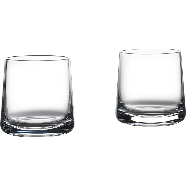Zone Denmark Lowball Rocks, 2er Set, Wasserglas, Trinkglas, Cocktailglas, Whiskeyglas, Kristallglas, 220 ml, 332098