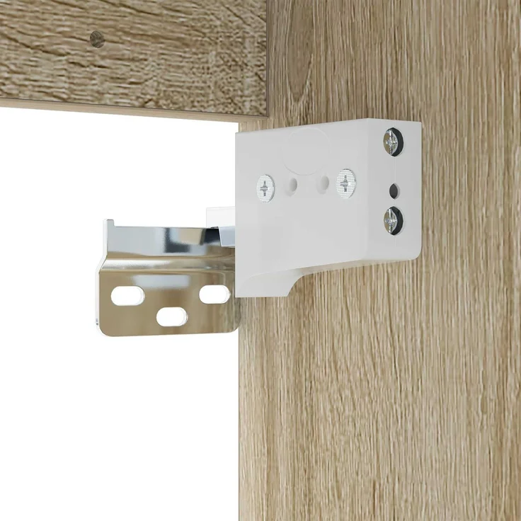 vidaXL Badezimmerschrank Sonoma-Eiche 30 x 35 x 50 cm Holzwerkstoff 890336 – Bild 8