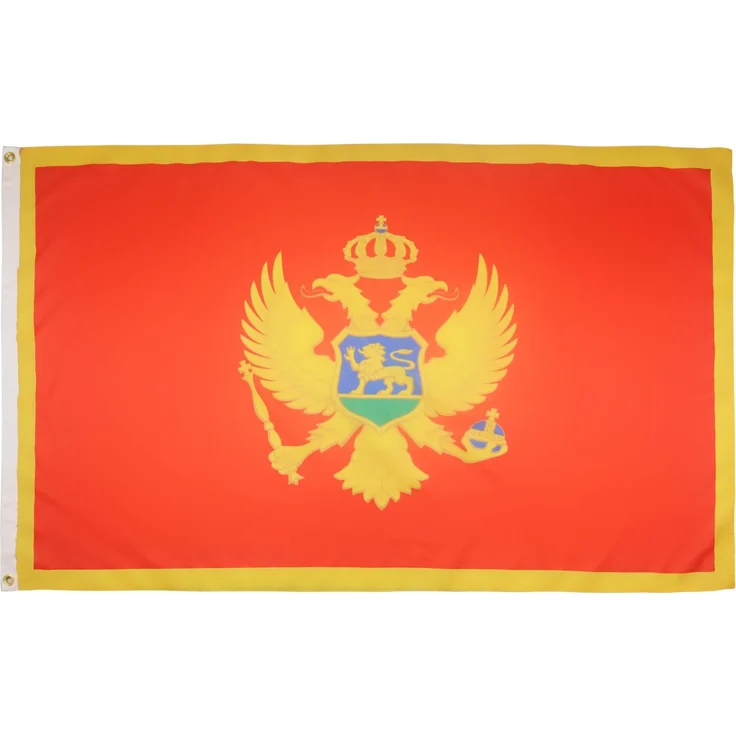 AZ FLAG - Flagge Montenegro - 150x90 cm - Montenegrinische Fahne 90x150 Cm Feiner Polyester - Flaggen