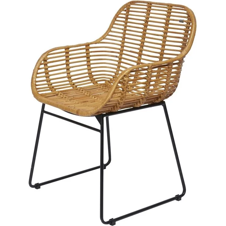 RATTAN Tom Tailor Armlehnstuhl 2er-Set Rattan Natur