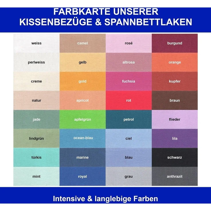 DUKAL Kissenbezug passend für Blackroll Recovery Pillow und weitere, 100% Baumwolle, (1 Stück), aus hochwertigem Doppel-Jersey, mit Reißverschluss, Made in Germany – Bild 7