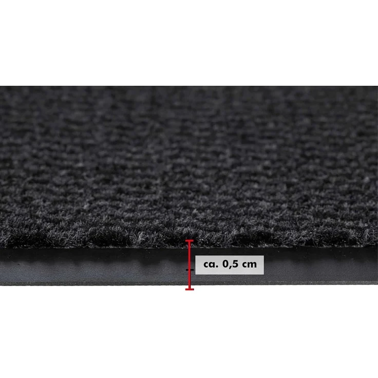 Andiamo Fußmatte Easy, Made in Netherlands, rechteckig, Höhe: 5 mm, Schmutzfangmatte, rutschhemmend, Innen- und überdachten Außenbereich – Bild 8