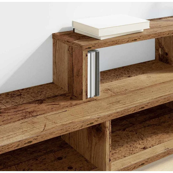 Wand-TV Stand, TV-Regal 120x25x28,5cm Holzwerkstoff – Bild 4