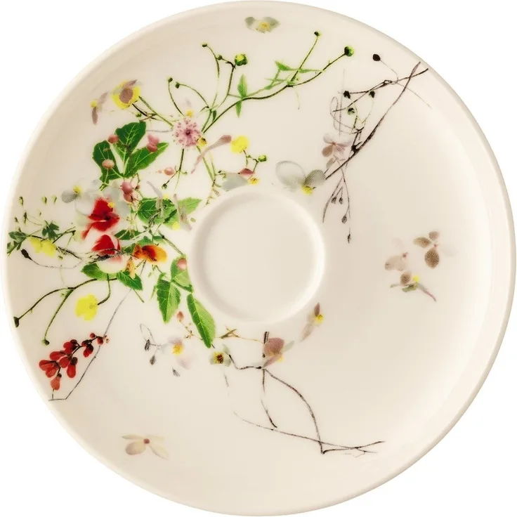 Rosenthal Brillance Fleurs Sauvages Kombi-Untertasse Coup