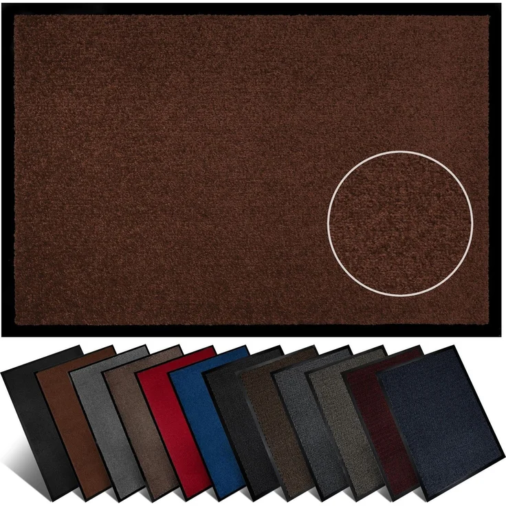 Furni24 Fußmatte - Braun, 60 x 90 cm – Bild 1
