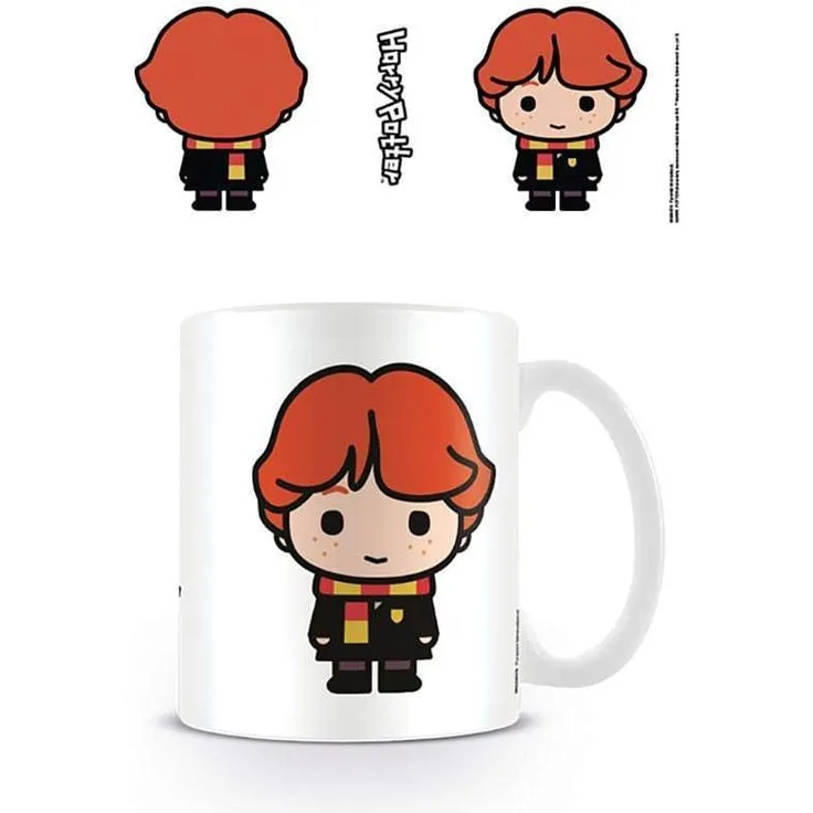 Wizarding World Harry Potter Kawaii Ron Weasley Ceramic Mug KaffeeTasse, Keramik, Mehrfarbig, 7. 9 x 11 x 9. 3 cm
