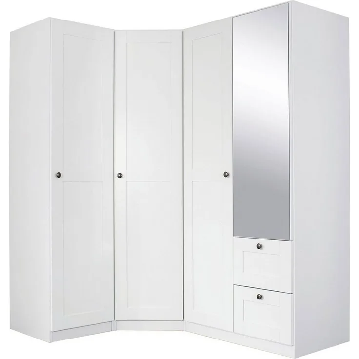 rauch Schrank-Set Skagen, (3-St), Eckschrank, 1- und 2-trg. Schrank mit Schubkästen und Spiegel