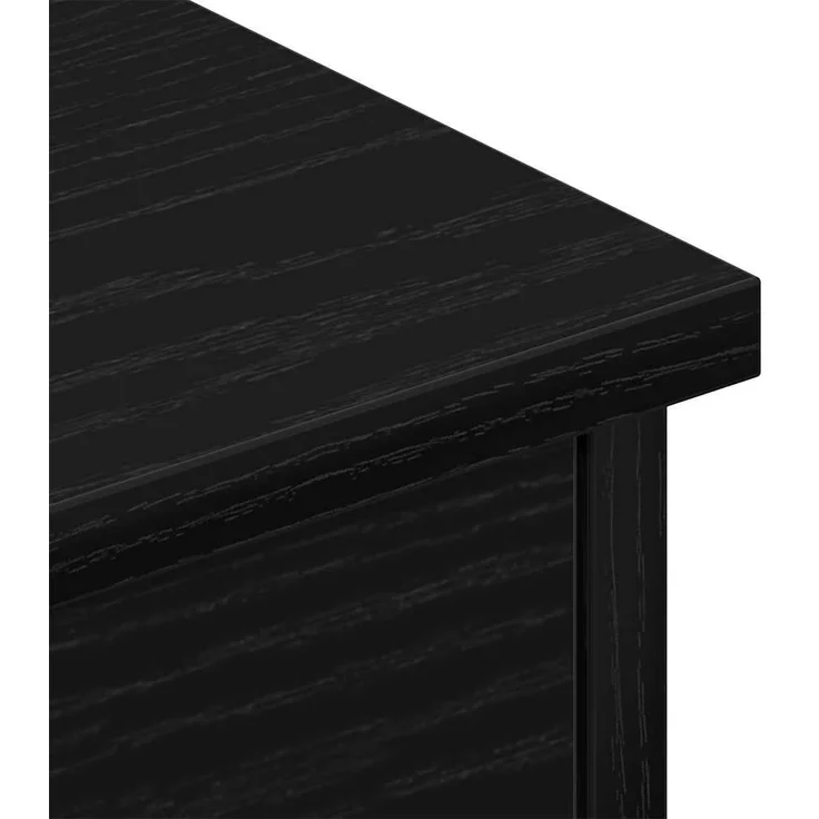 vidaXL Wandschrank Wandmontiert Schwarz Eichen-Optik 60 x 26 x 18,5 cm 862435 – Bild 8
