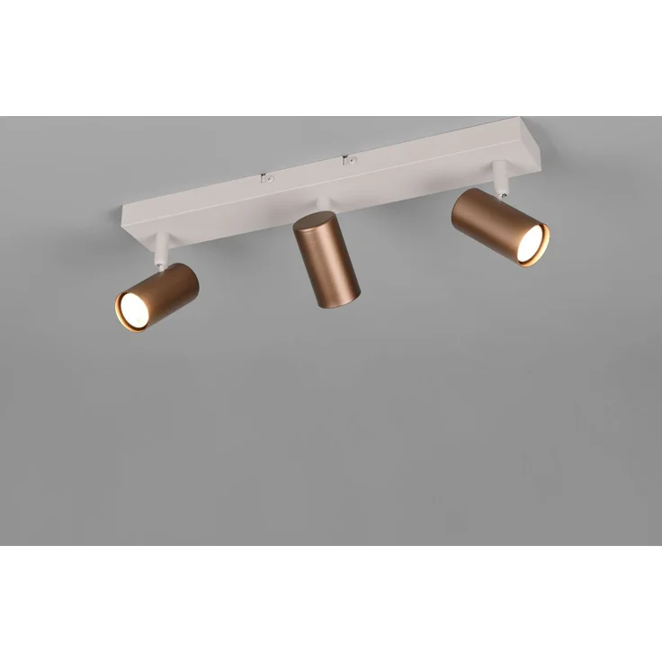 Deckenstrahler TARYN Coffee / Grau 3-flammig, Breite 41cm – Bild 3
