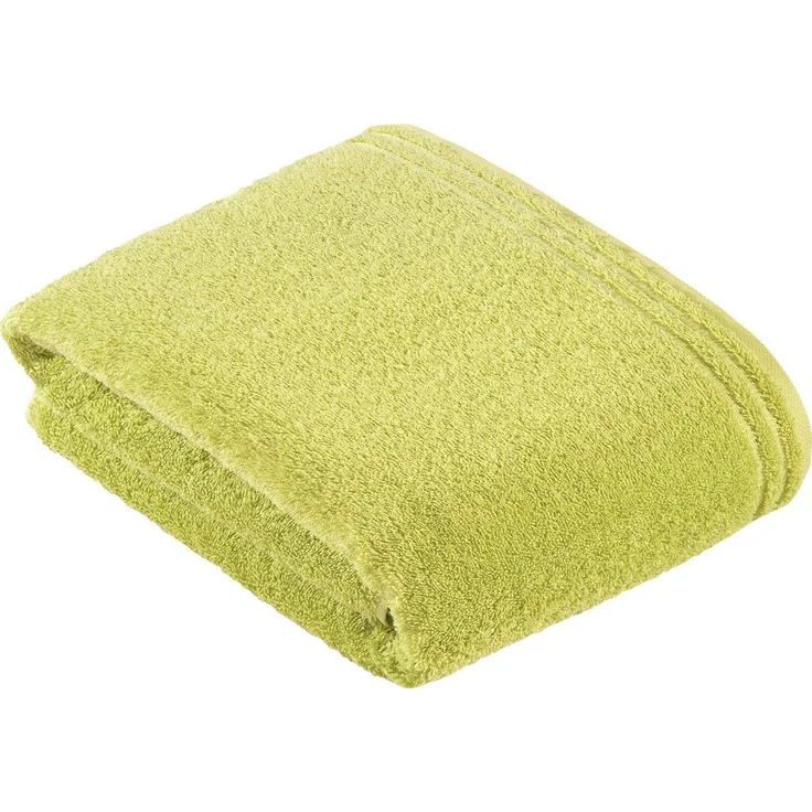 Vossen Badetuch Calypso Feeling, Walkfrottee (1-St), mit schmaler Bordüre aus 100% Baumwolle, Vegan, einfarbig