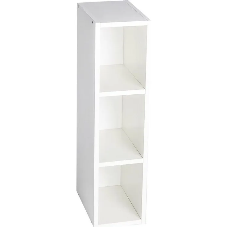 Puckdaddy 'Max' Stauraumregal für 4er Malm 19 x 30 x 97 cm, weiß