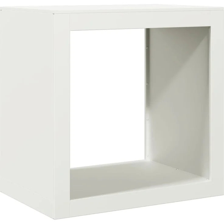 vidaXL Brennholzregal Weiß 60x40x60 cm Stahl 851004 – Bild 5