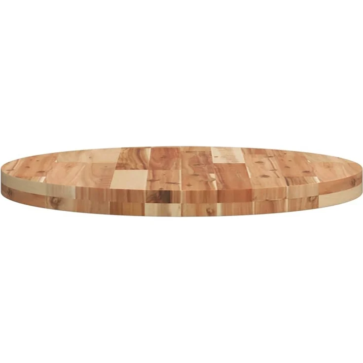 vidaXL Tischplatte Rund Ø60x4 cm Massivholz Akazie 4008702 – Bild 6