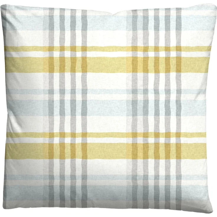 Traumhaft schlafen - Castell - Markenbettwäsche Baumwoll Seersucker Bettwäsche 0020373 KARO, gelb, 1x 135x200 cm + 1x 80x80 cm – Bild 3