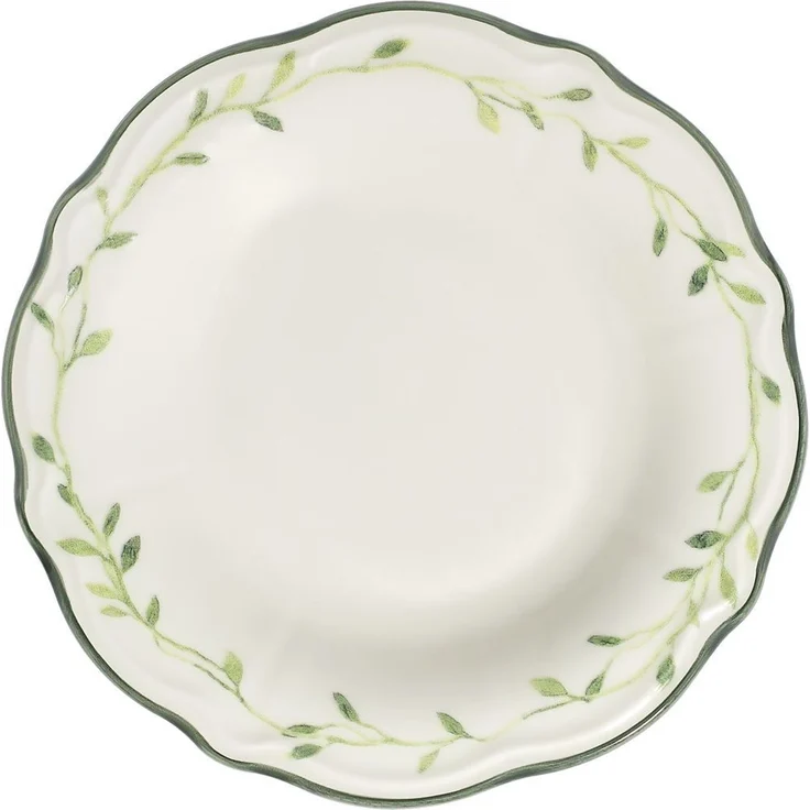 Hermia Concept 'Olivessa Fulya 24 Ytkm' Tafelservice (24-teilig), Weiß / Grün, 26 x 26 cm – Bild 9