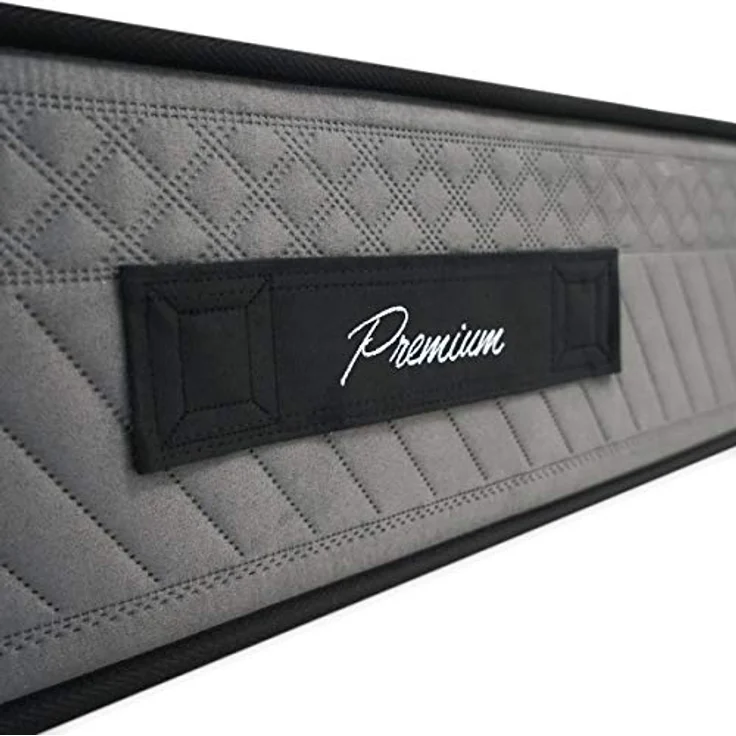 DUÉRMETE ONLINE Viskoelastische Matratze, Mylos Biogel, Höhe 28 cm, fest und bequem, milbendicht und hypoallergen, thermoregulierend, HR, 90 x 180 cm – Bild 4