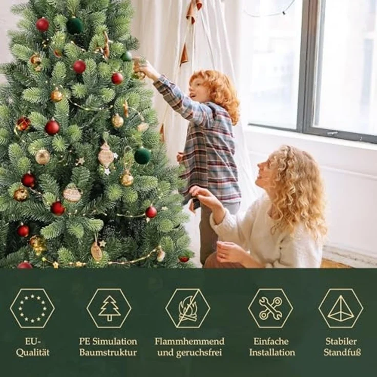 SALCAR 180cm Künstlicher Tannenbaum – Bild 5