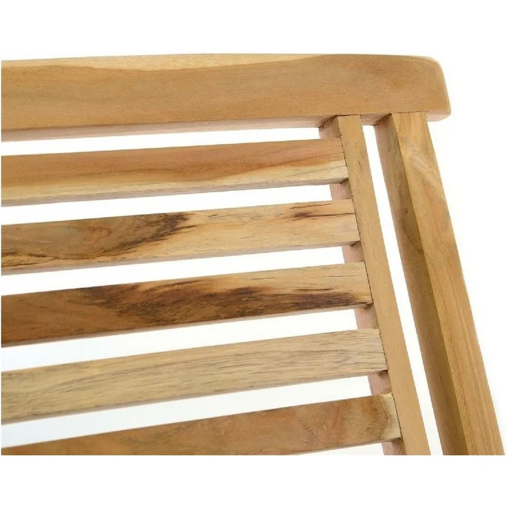 VCM Gartenstuhl Gartenstuhl klappbarer Klappstuhl Holz Teak – Bild 3