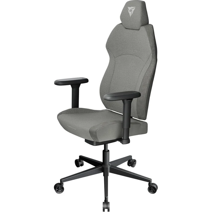 ThunderX3 SOLO 360 Ergonomischer Gaming-Stuhl mit 3D x 360 Armlehnen, Synchroner Wippmechanismus, Loft Air-Schaum, hellgrau