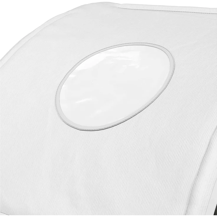 vidaXL Bettunnel 2 pcs Weiß 211 x 52,5 x 2 cm Polyester 893708 – Bild 9