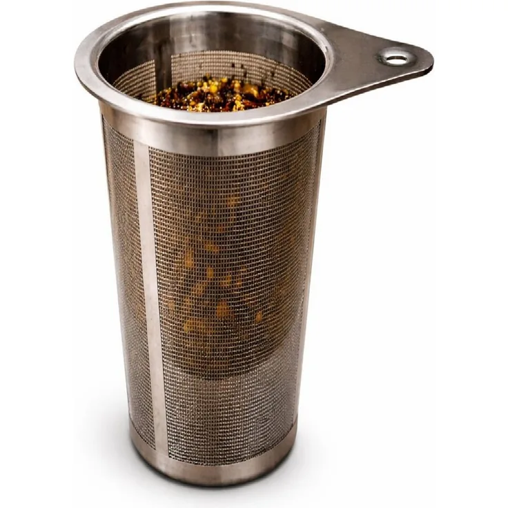 Edelstahl Teesieb Ø 6 cm H 11cm Feinfilter für losen Tee Wiederverwendbar