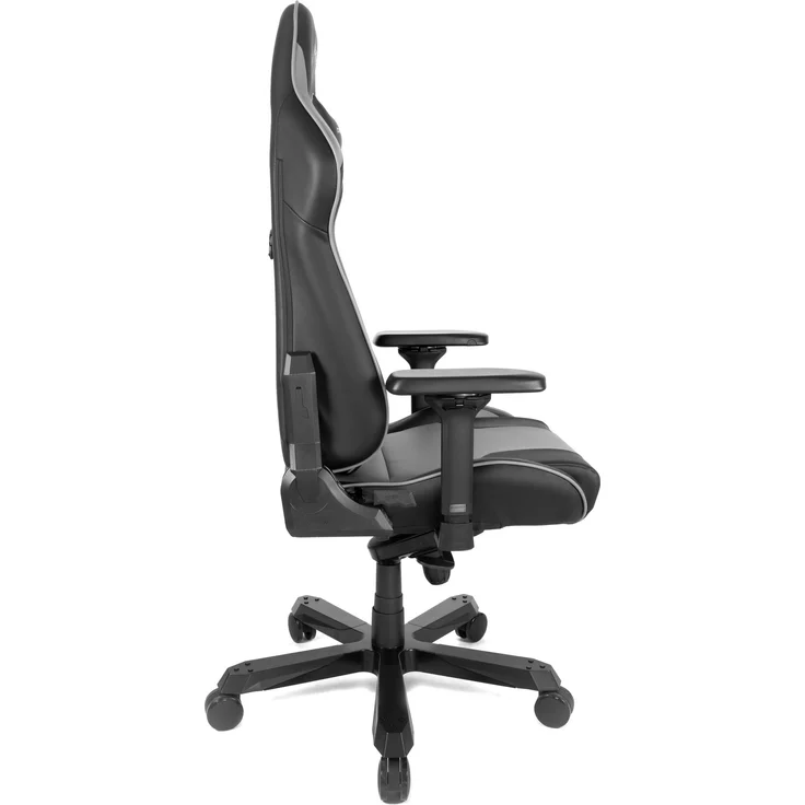 Gaming-Stuhl >DX-RACER< in schwarz / grau - 70x133x70cm (BxHxT) – Bild 3