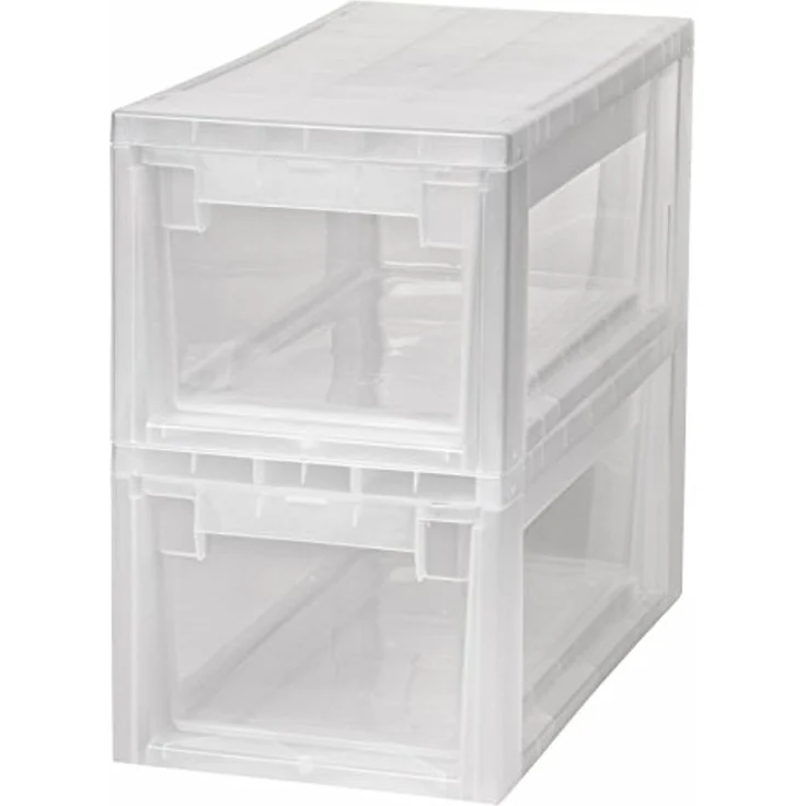 Kreher Aufbewahrungsbox Set: 2 x Schubladenbox Größe S, Volumen 7 Liter – Bild 2