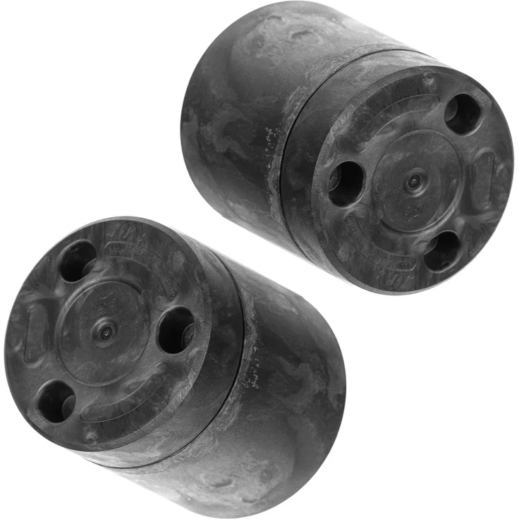 KADAX Blumentopf mit Ständer AURA 200 recycelt - schwarzer Beton 2er-Pack – Bild 7