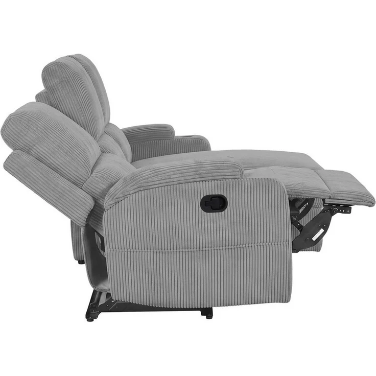 OTTO home Ecksofa NAPORI Cord, L-Form, 210cm, man./elektr. Relaxfunktion, USB-A bei elektr. Variante, Staukasten, Seitentaschen u. Federkern – Bild 4