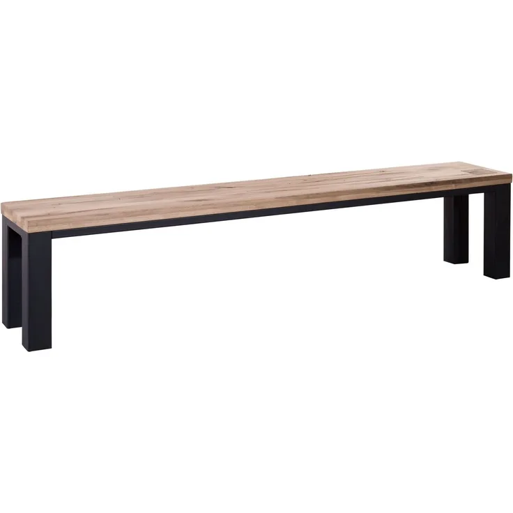 Bank Wildeiche 200x35x45 bianco geölt VILLANDERS #225