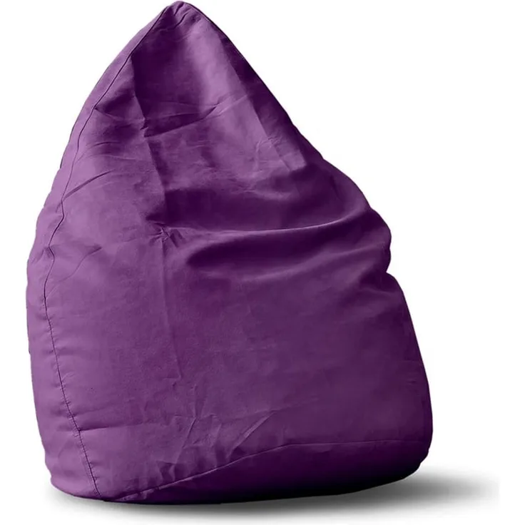 Lumaland 'Luxury XL Plus' Sitzsack, Lila, Microvelours, 120 l