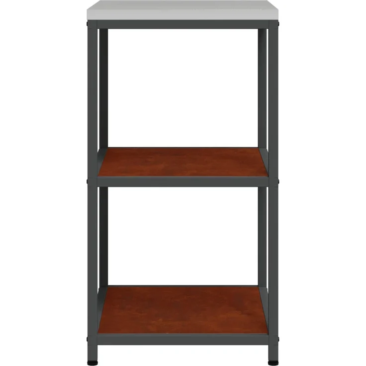 vidaXL Küchenregal HATTEM Rostig 60 x 50 x 92 cm Stahl 874967 – Bild 9