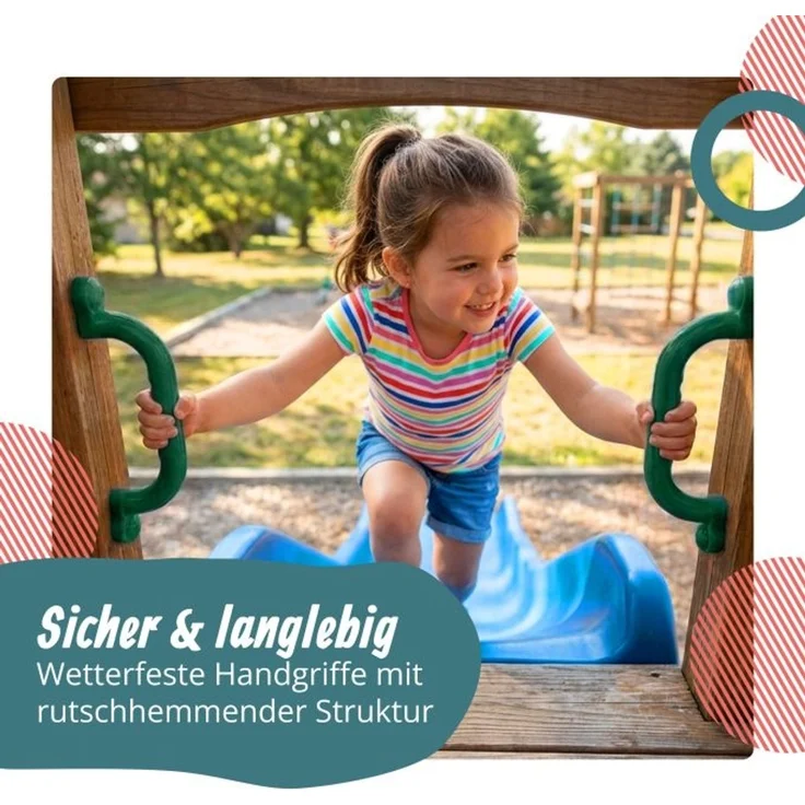 Relaxdays Klettergerüst-Griffe im Set – Bild 2
