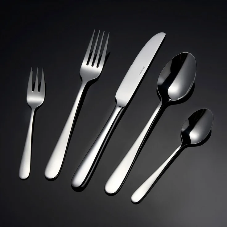 Hanseatic Besteck-Set BASIC (60-tlg), 12 Personen, Edelstahl 18/10, modischer Klassiker – Bild 3