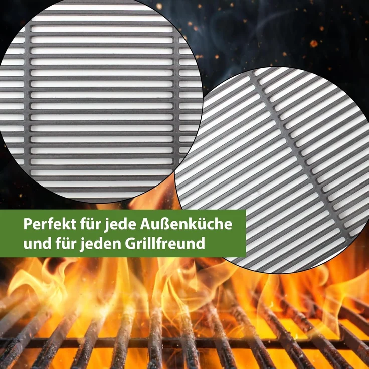 Trutzholm Grillrost rechteckig, Gusseisen emailliert, 67x40 cm – Bild 7