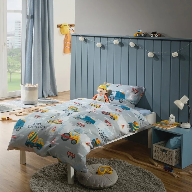 REDBEST Kinderbettwäsche Kinder-Bettwäsche, Biber, 2 teilig, Flanell Motiv – Bild 2