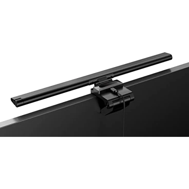 Unilux Visiolight LED Notebookleuchte, schwenkbar mit Dimmfunktion und Klemmbefestigung, schwarz – Bild 5