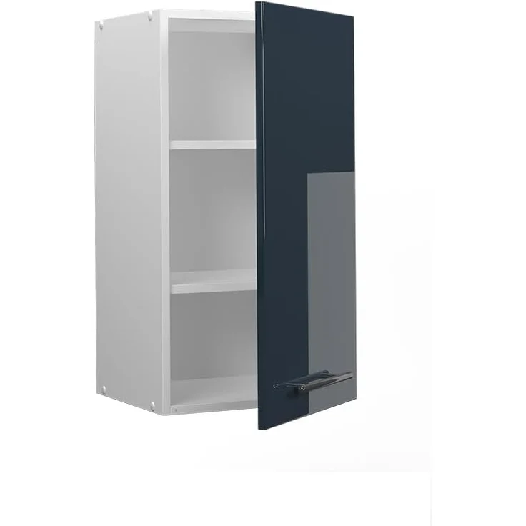 Hängeschrank Fame-Line Dunkelblau Hochglanz 40 cm Vicco – Bild 4