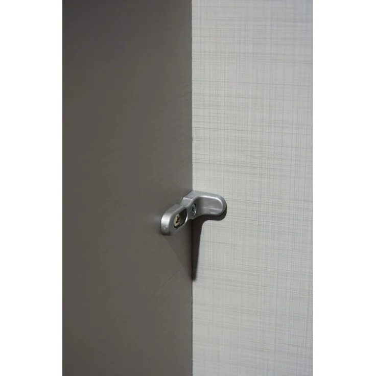 Komplettschlafzimmer >ANGIE< in WEISS + GRAPHIT - 519x208x210cm (BxHxT) – Bild 5
