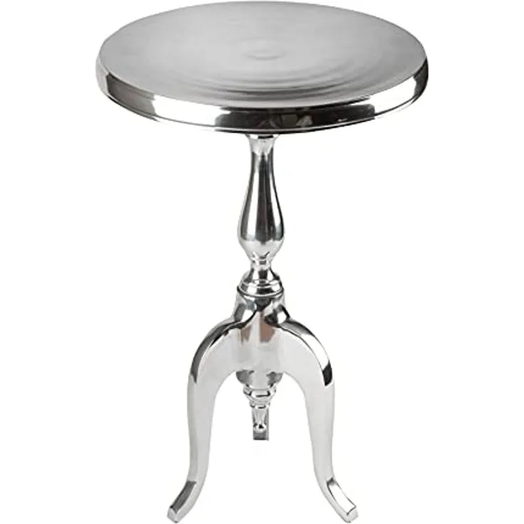 riess-ambiente Beistelltisch SAVOY 55cm silber, Metall · rund · Couchtisch · Orientalischer Stil