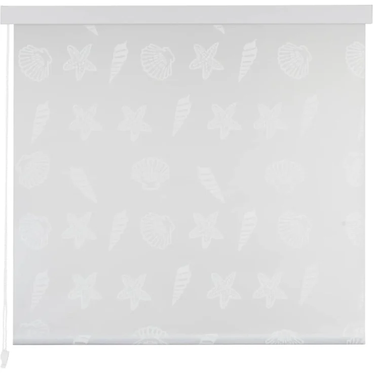vidaXL Duschrollo 80x240 cm Seesternmuster 142859 – Bild 3