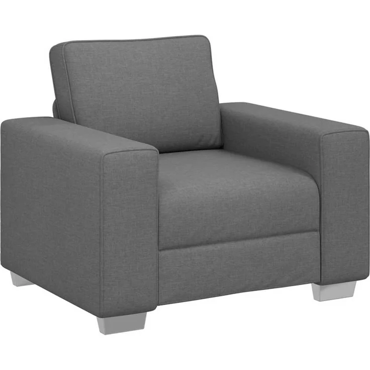 vidaXL Sofa-Sessel Dunkelgrau 100 cm Stoff 4105208 – Bild 2