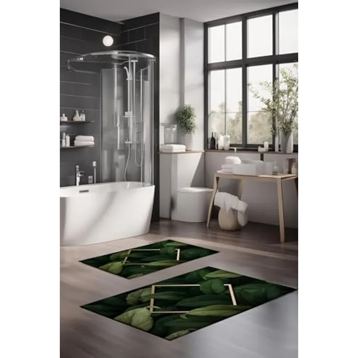 Mijolnir 'CT-5338' Badematten-Set (2-teilig), Mehrfarbig