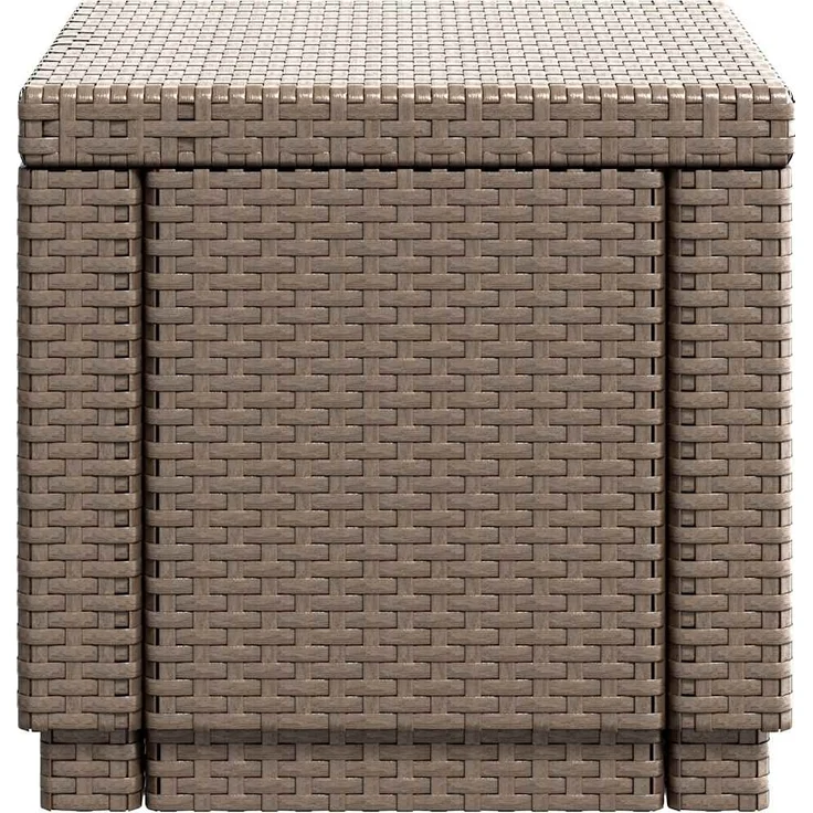 Keter Sitzwürfel mit Stauraum und Kissen Graphitgrau 408951 – Bild 7