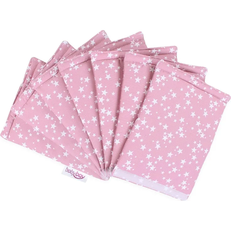 Babybay 'Ultrafresh Piqué' Bettnestchen für Babybay Maxi und Boxspring pink/weiß, Sterne
