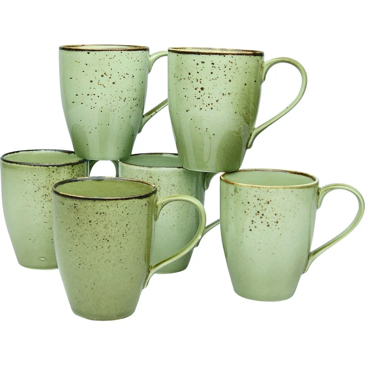 Nature Collection Green, Kaffeebecher 6-tlg (mo) – Bild 1