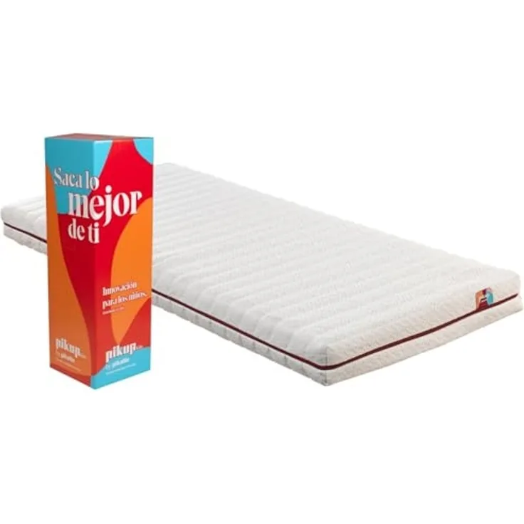 PIKOLIN - Matratze 90x200 cm für Ausziehbett, Kinderbett, Etagenbett, Jugendmatratze, HR-Schaum, extra Komfort, waschbarer Bezug, hohe Atmungsaktivität